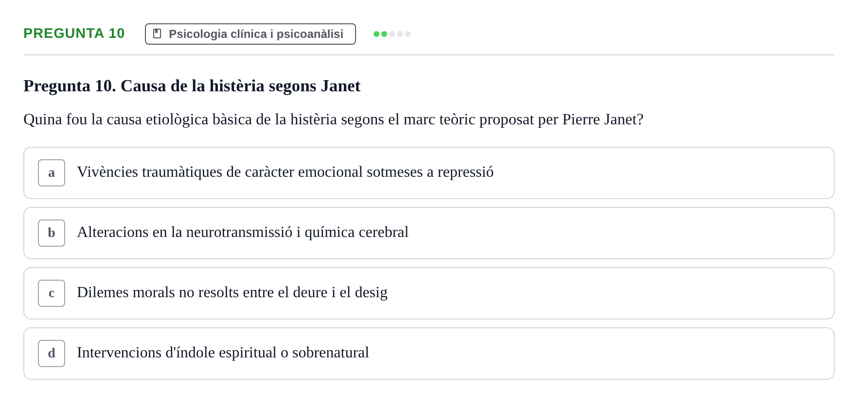Enunciado: Pregunta 10