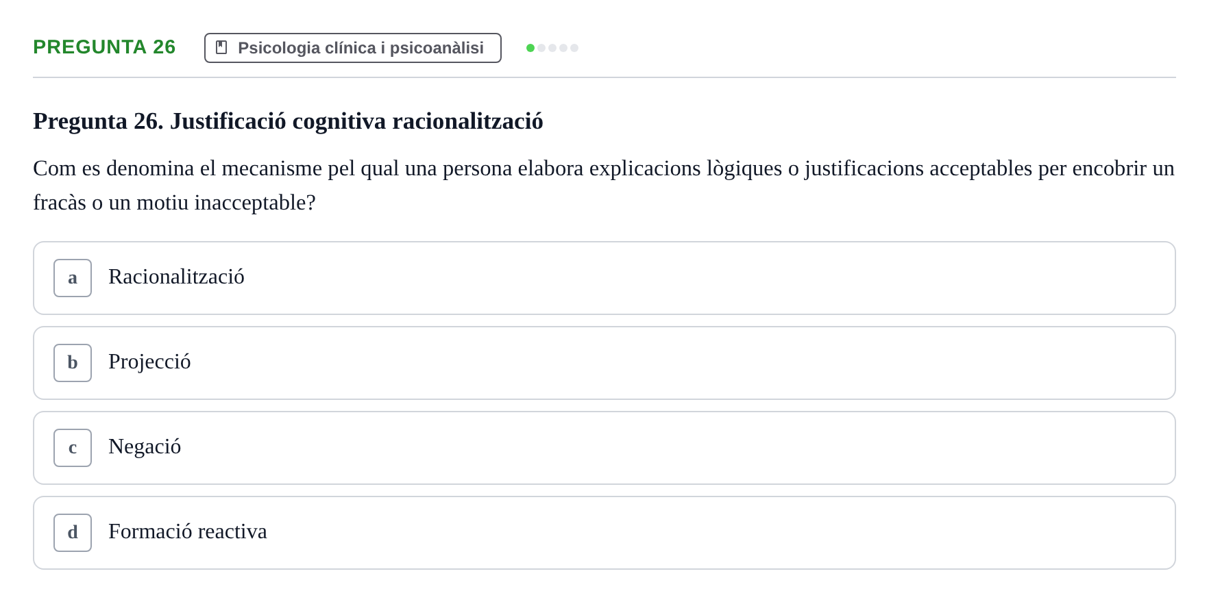 Enunciado: Pregunta 26