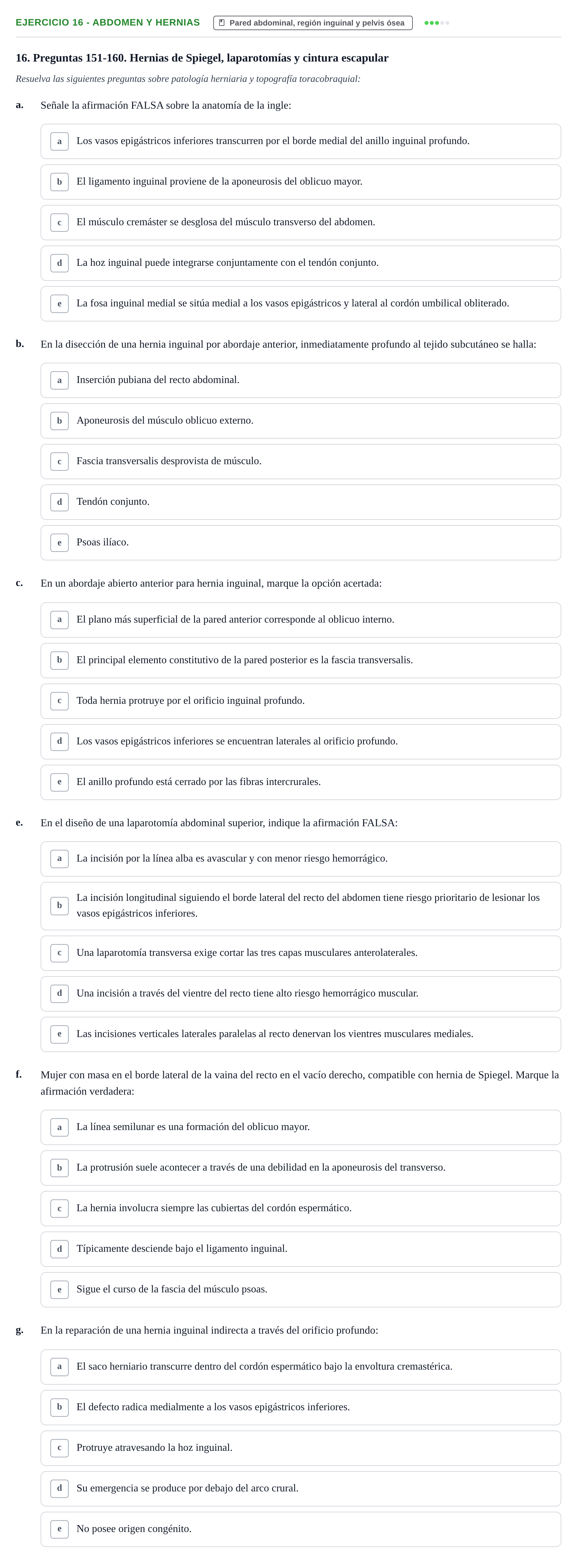 Enunciado: 16 - Abdomen y hernias