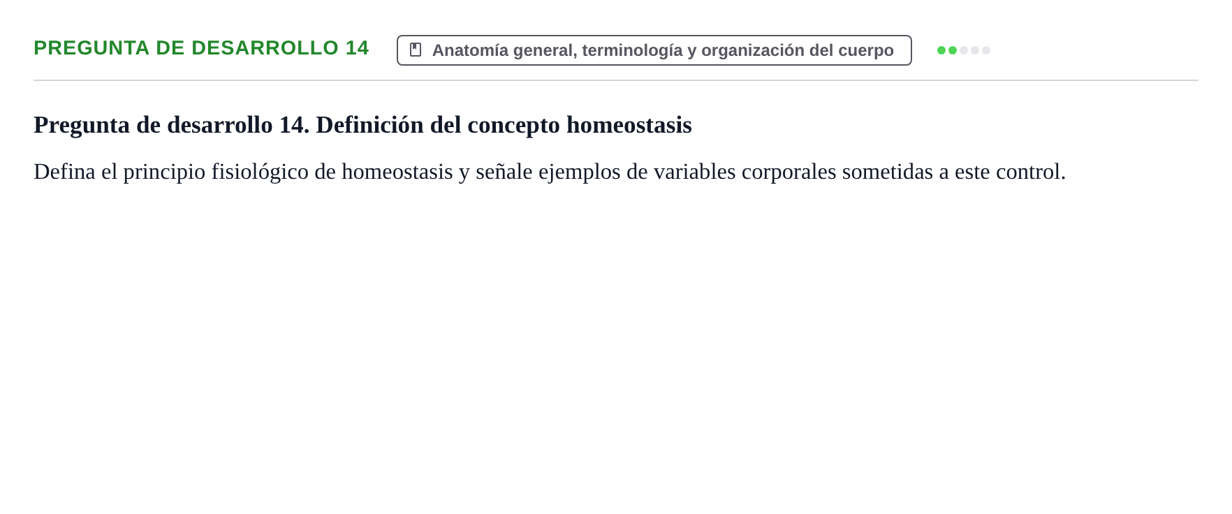 Enunciado: Pregunta de desarrollo 14