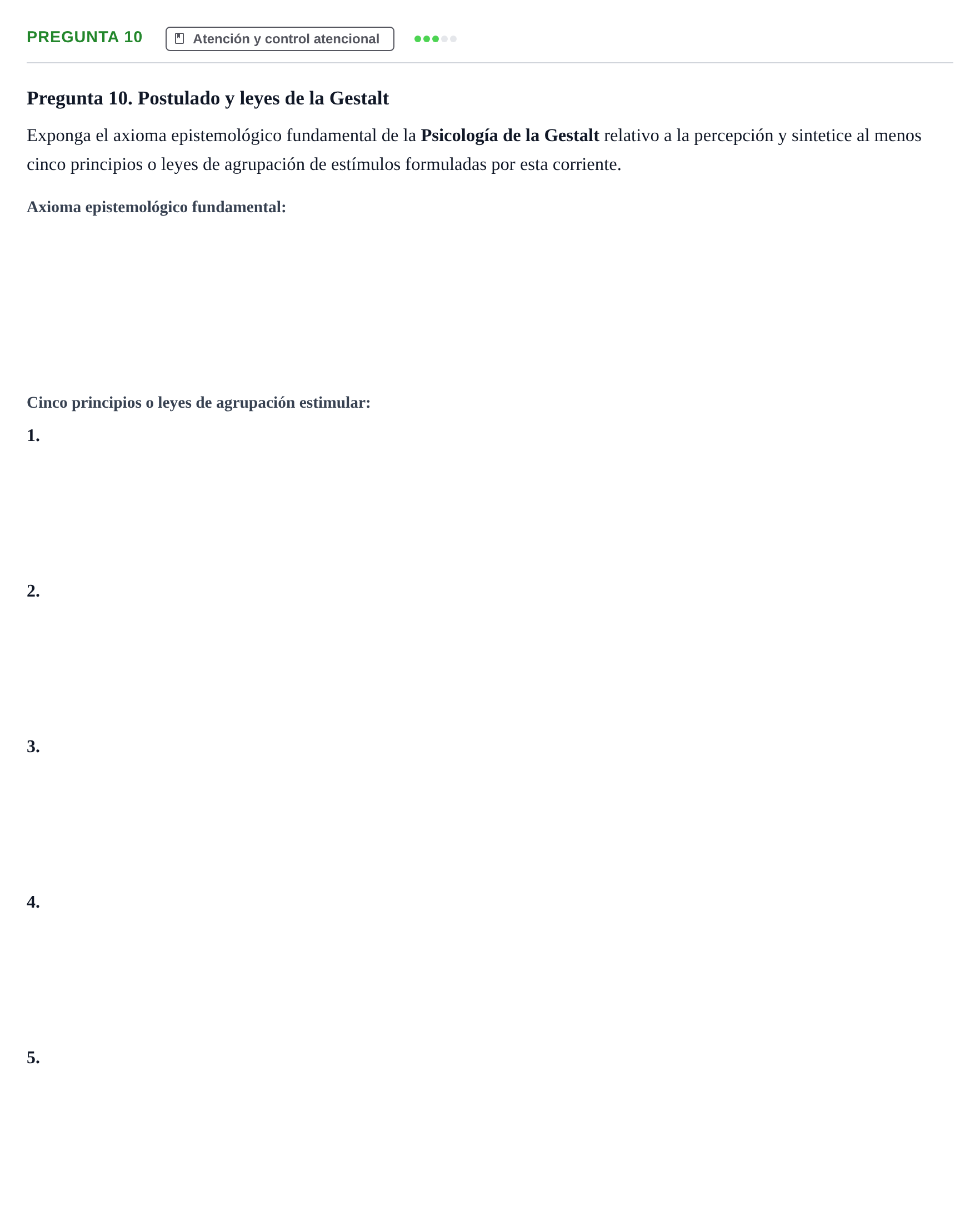 Enunciado: Pregunta 10