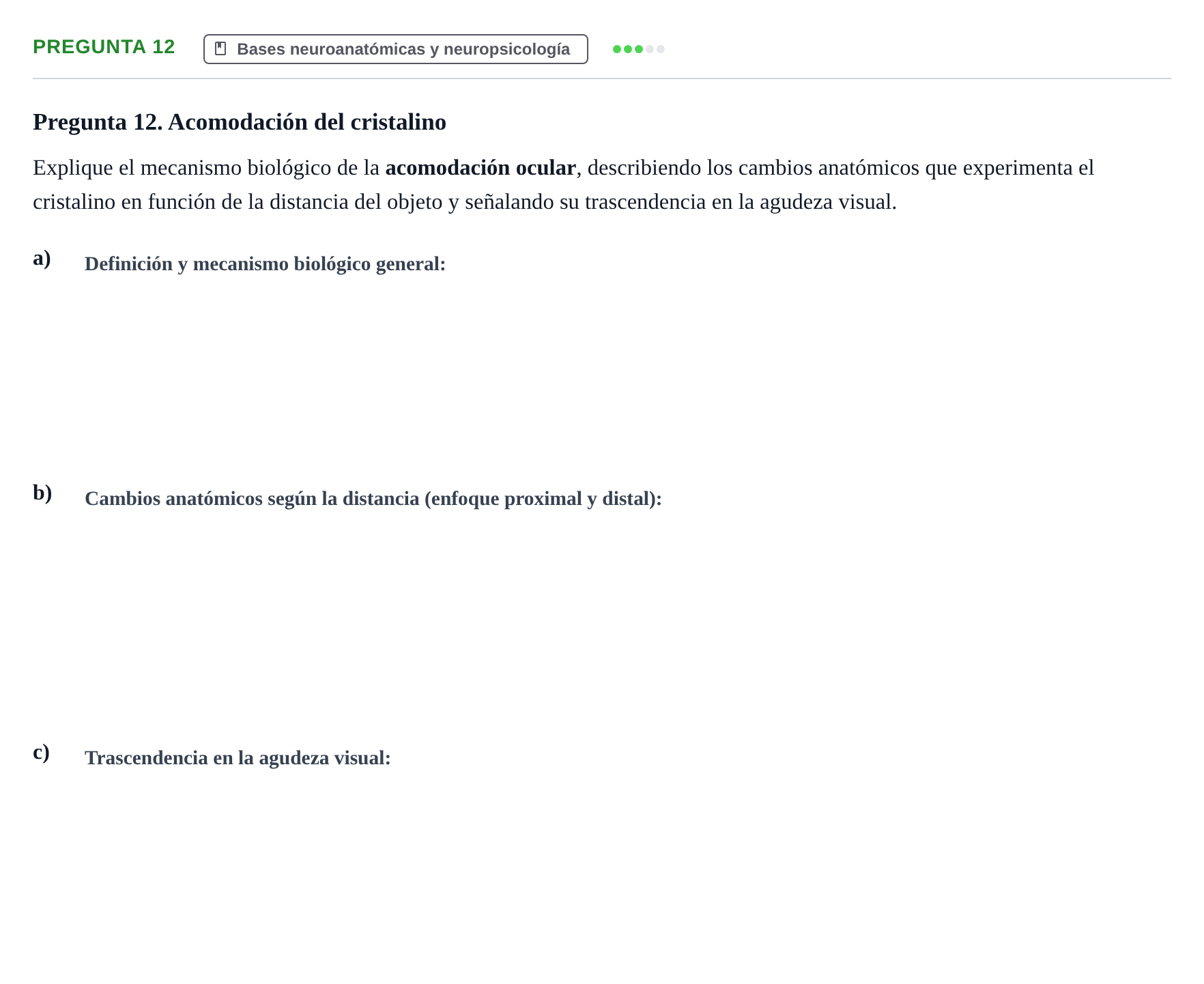 Enunciado: Pregunta 12