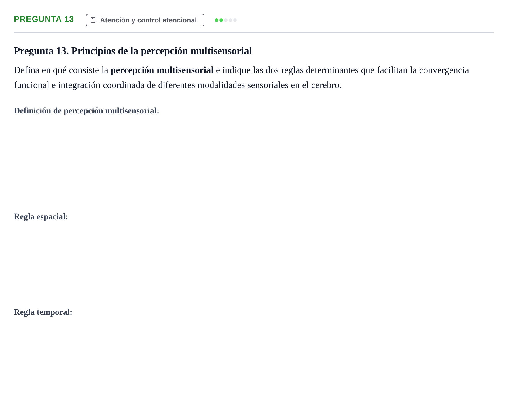 Enunciado: Pregunta 13