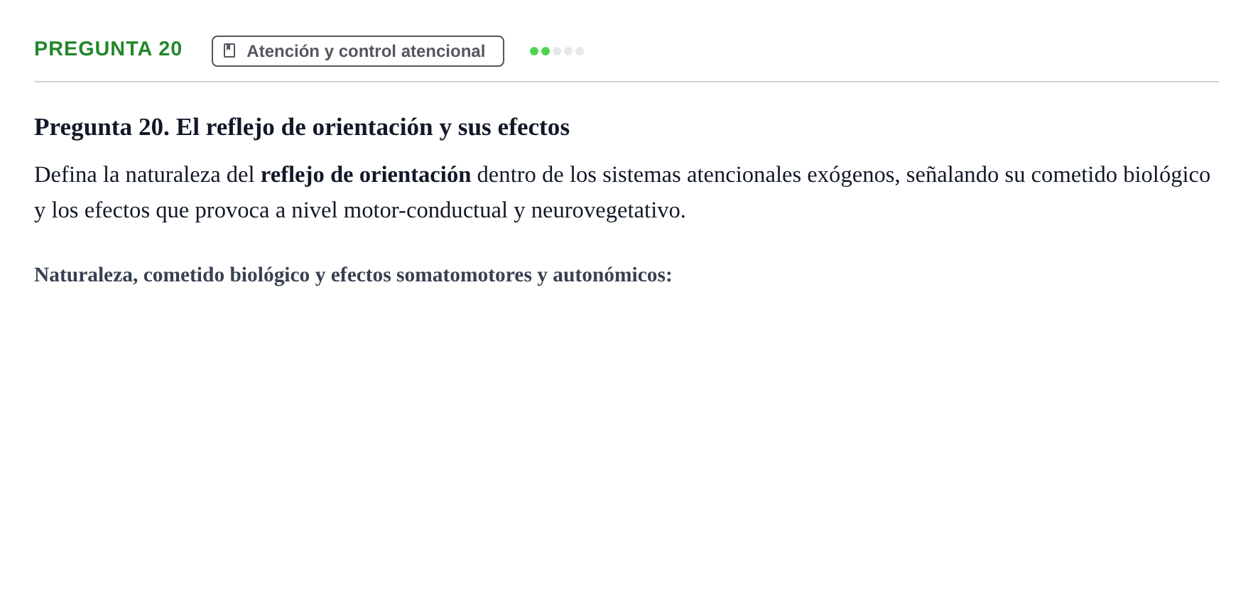 Enunciado: Pregunta 20