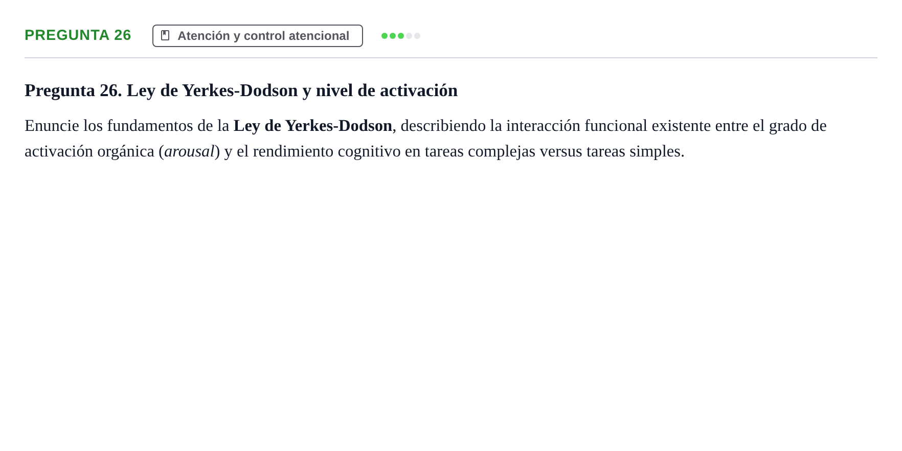 Enunciado: Pregunta 26