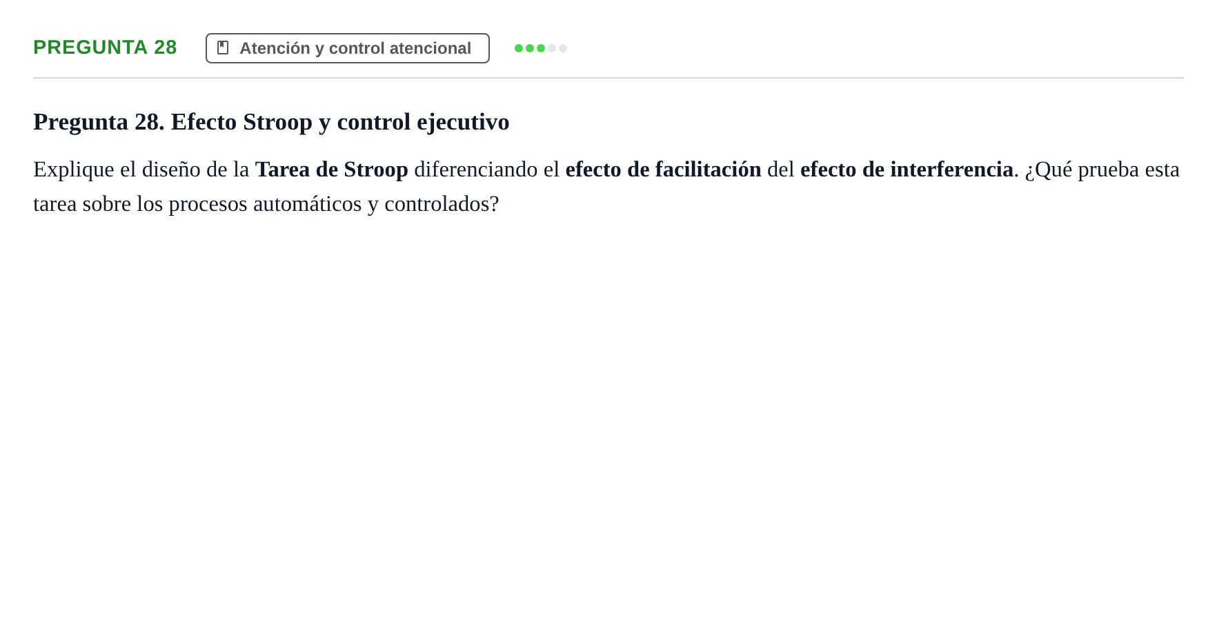 Enunciado: Pregunta 28