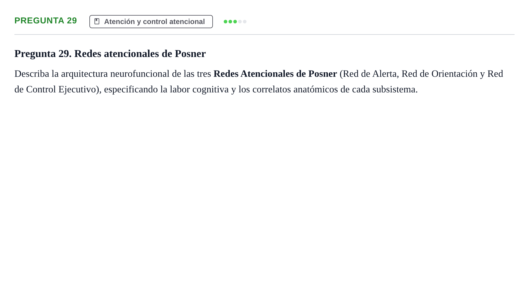 Enunciado: Pregunta 29