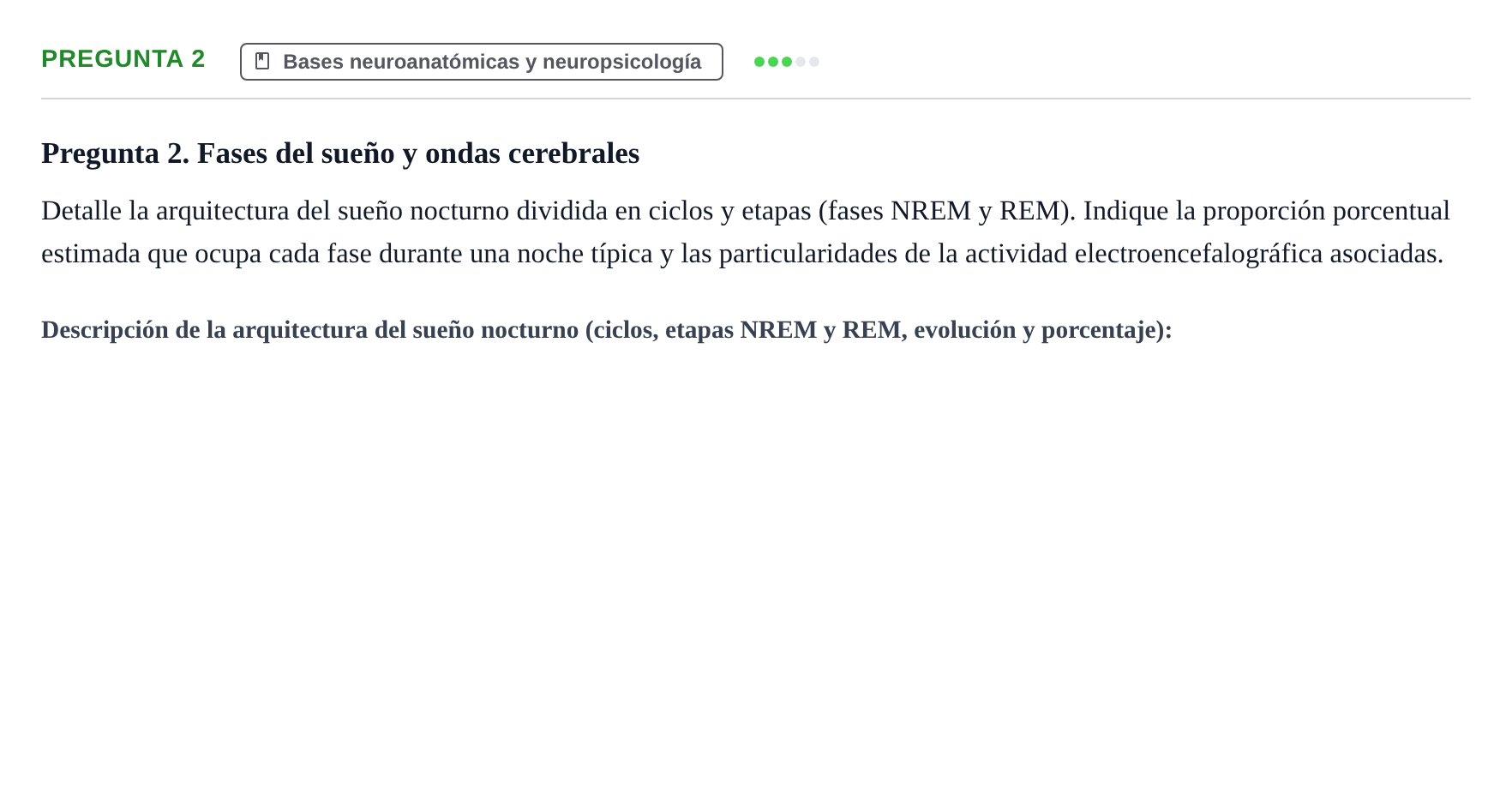 Enunciado: Pregunta 2