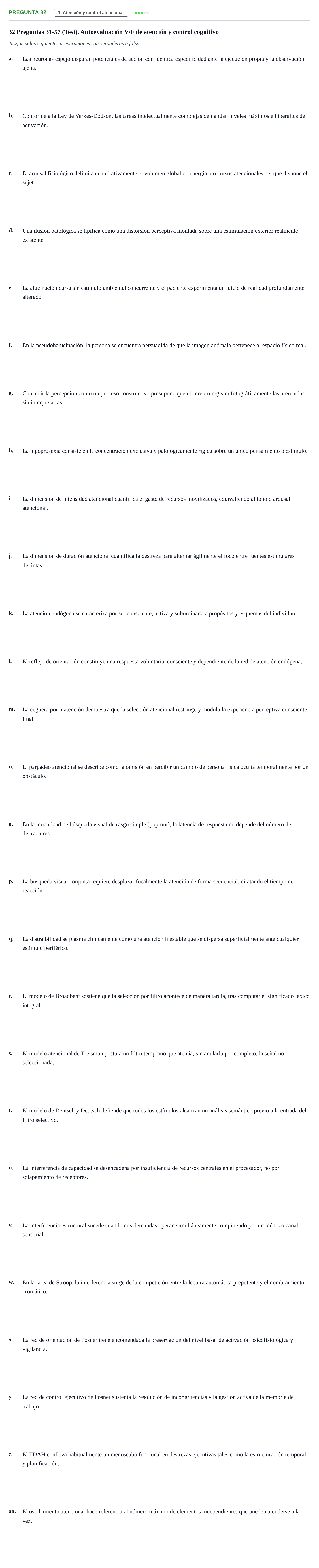 Enunciado: Pregunta 32