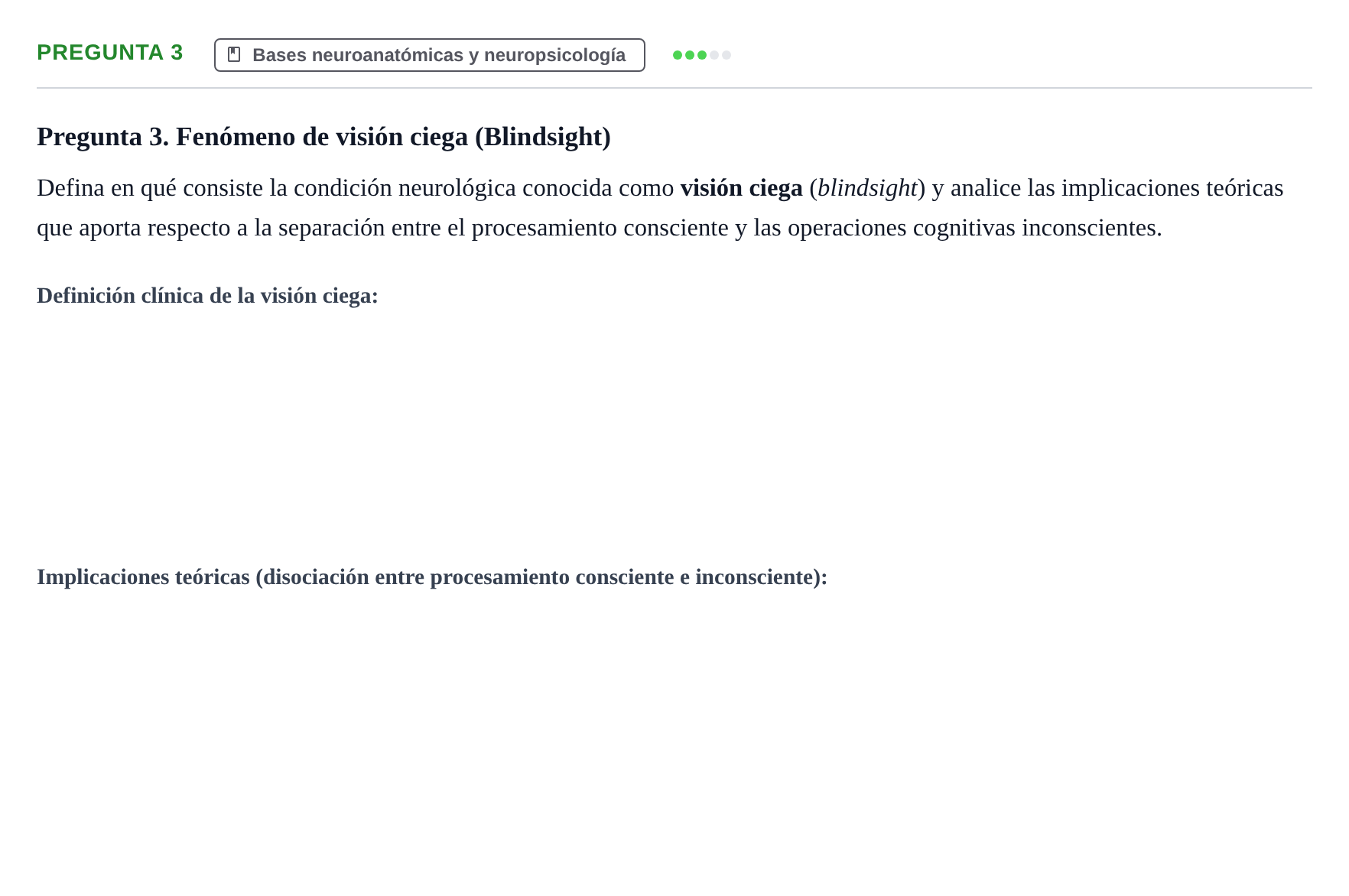 Enunciado: Pregunta 3