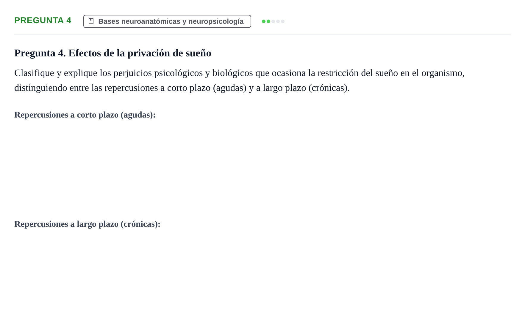 Enunciado: Pregunta 4