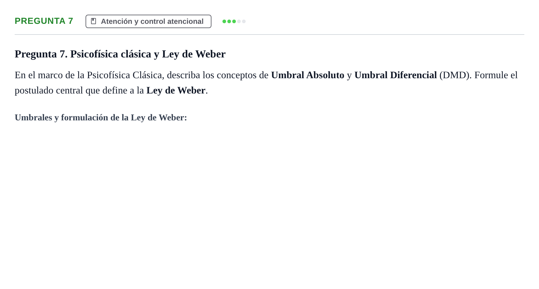 Enunciado: Pregunta 7
