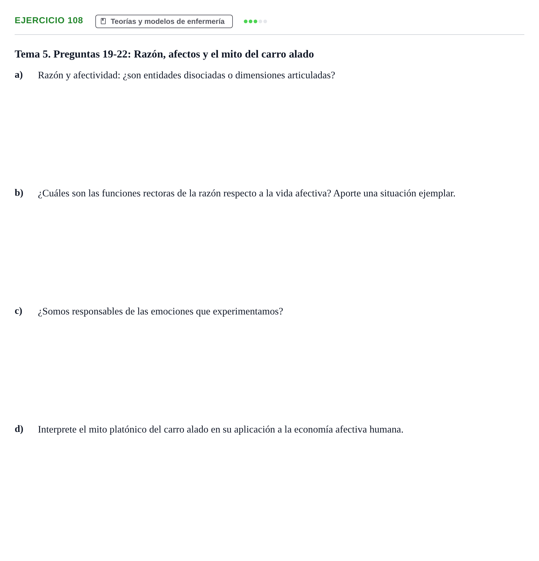 Enunciado: 108