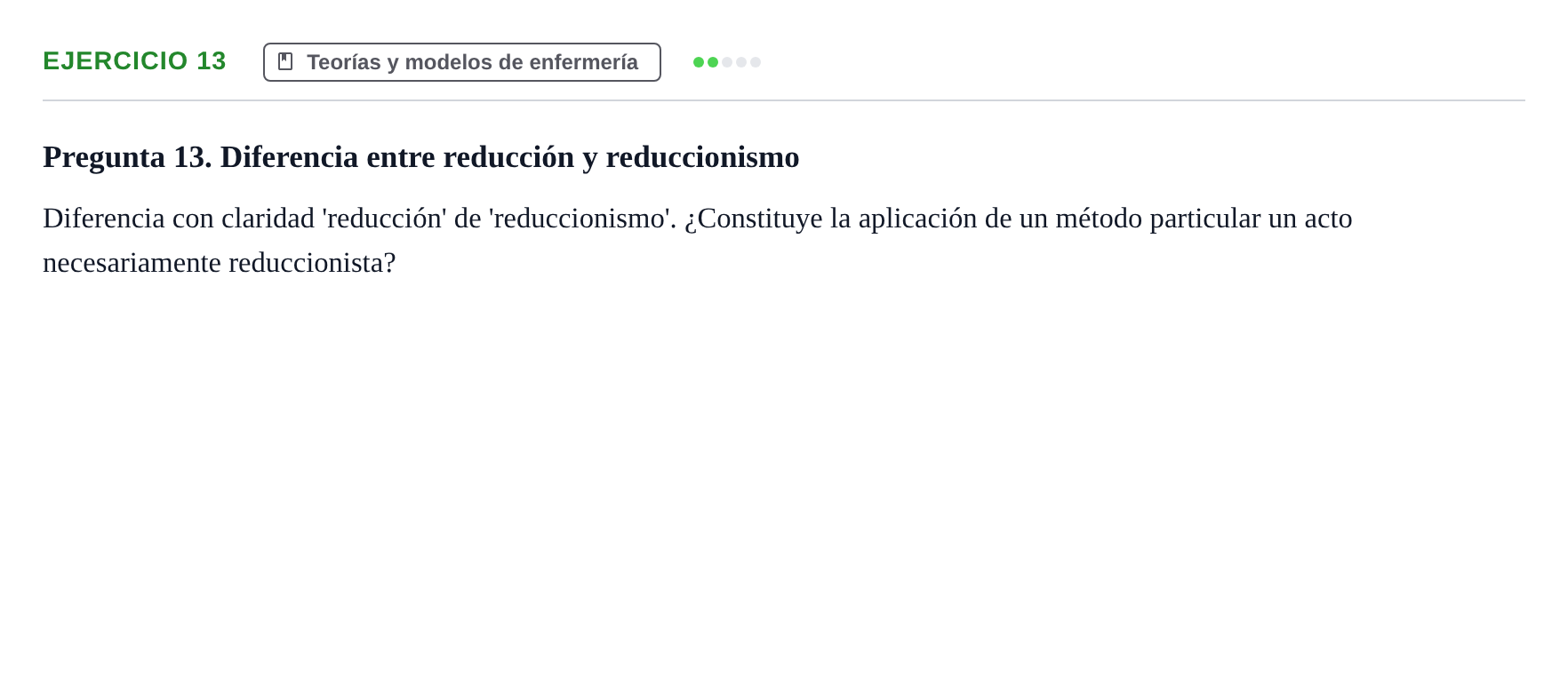 Enunciado: 13
