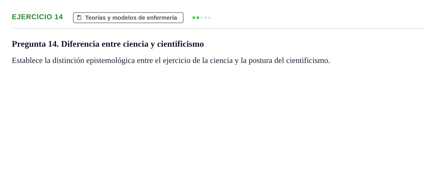 Enunciado: 14
