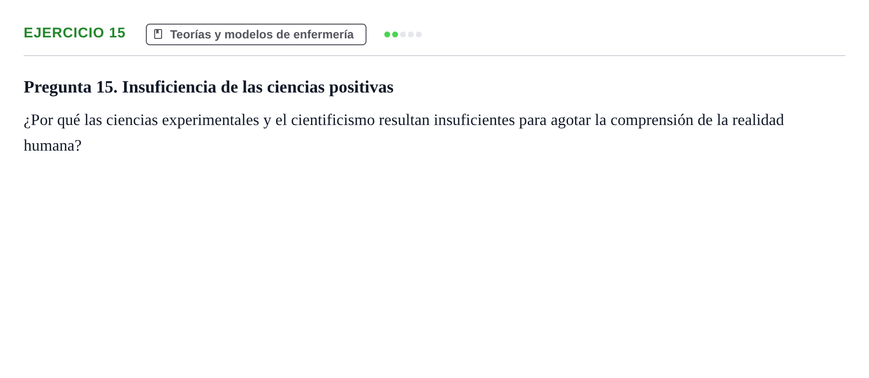 Enunciado: 15