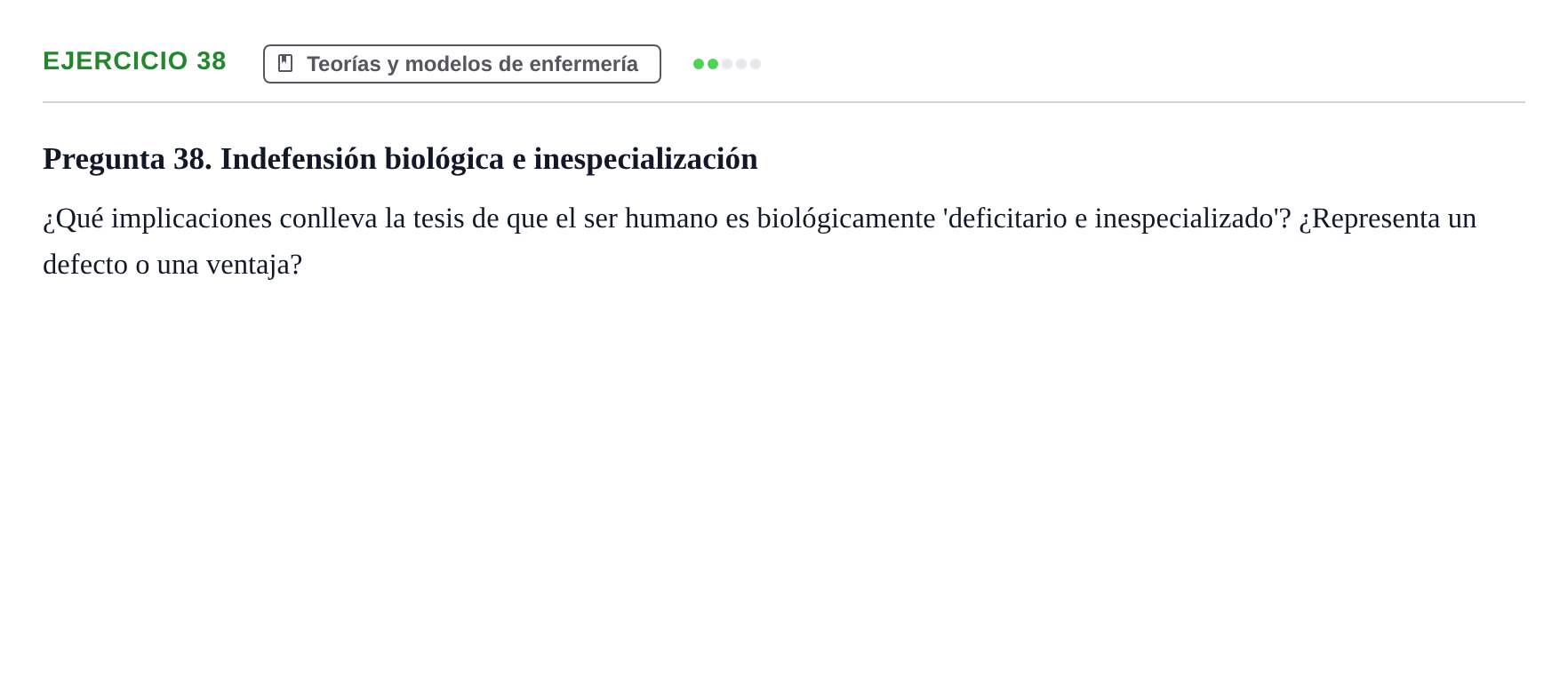 Enunciado: 38