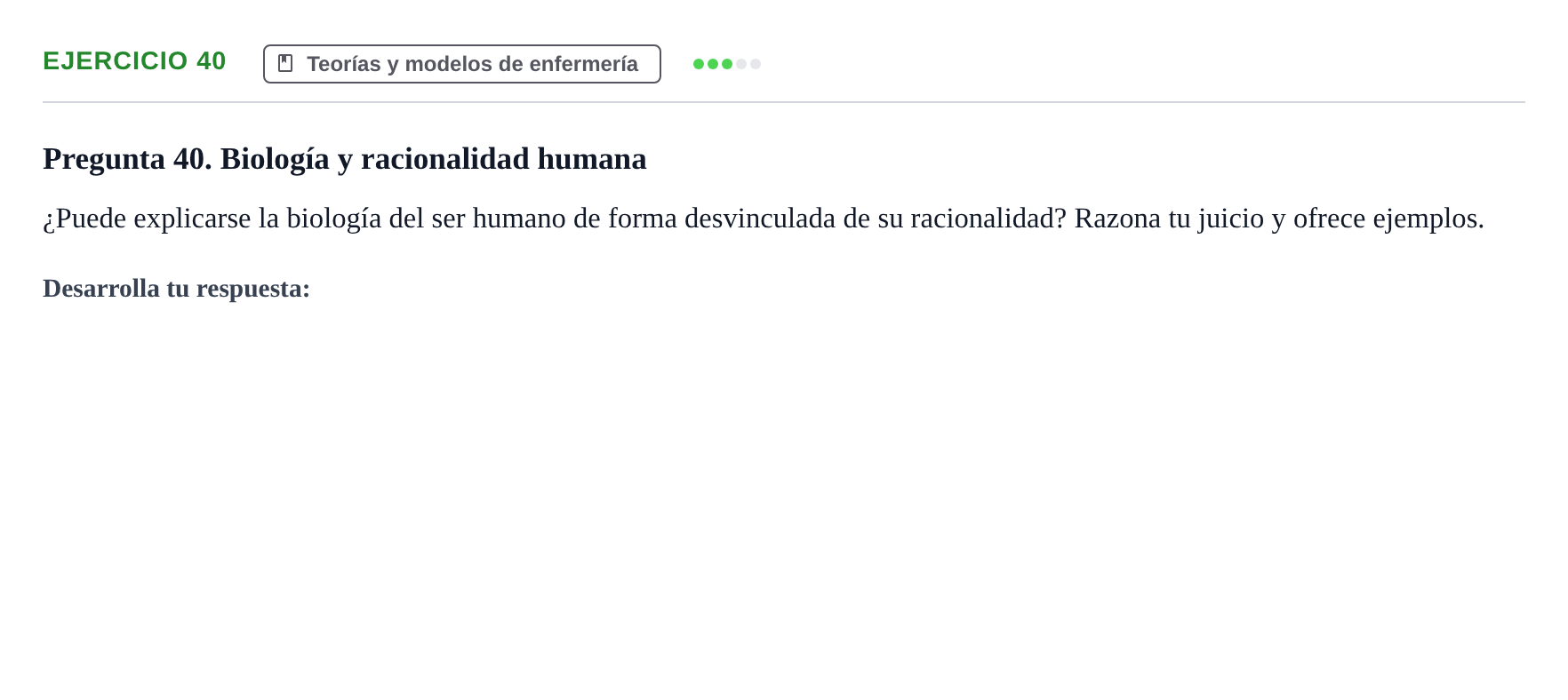 Enunciado: 40