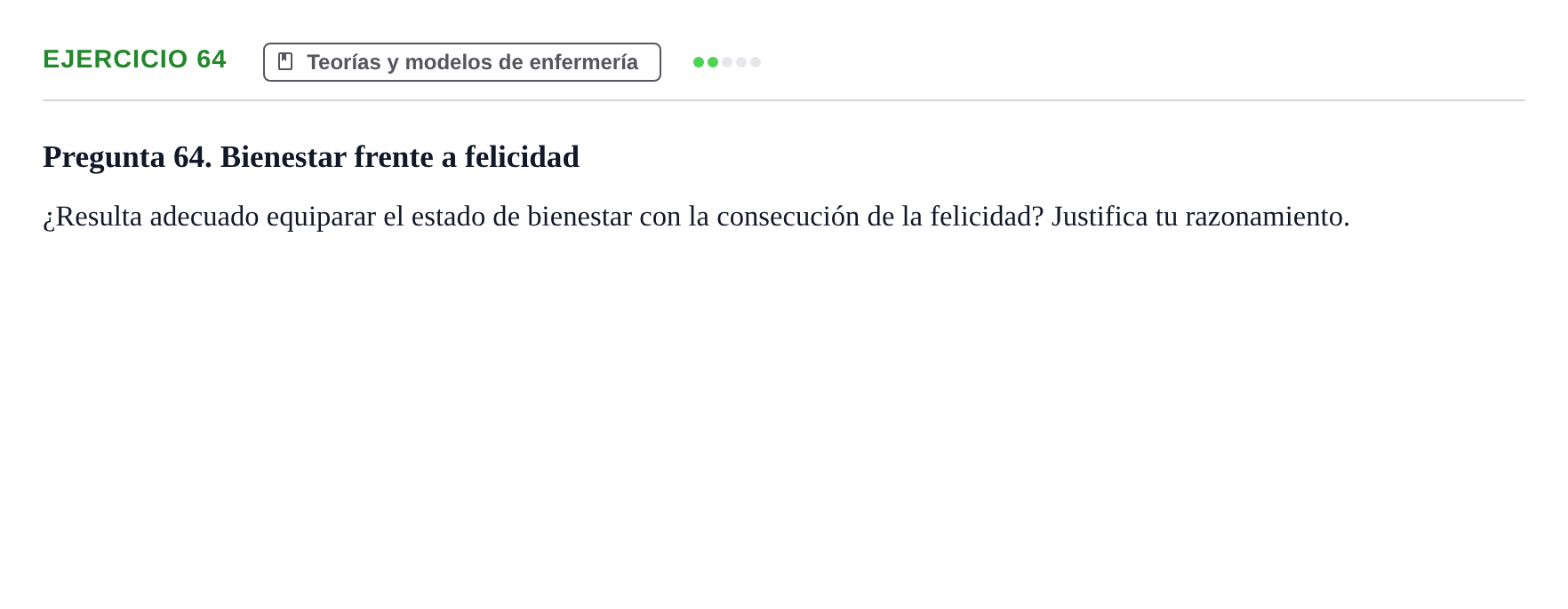 Enunciado: 64