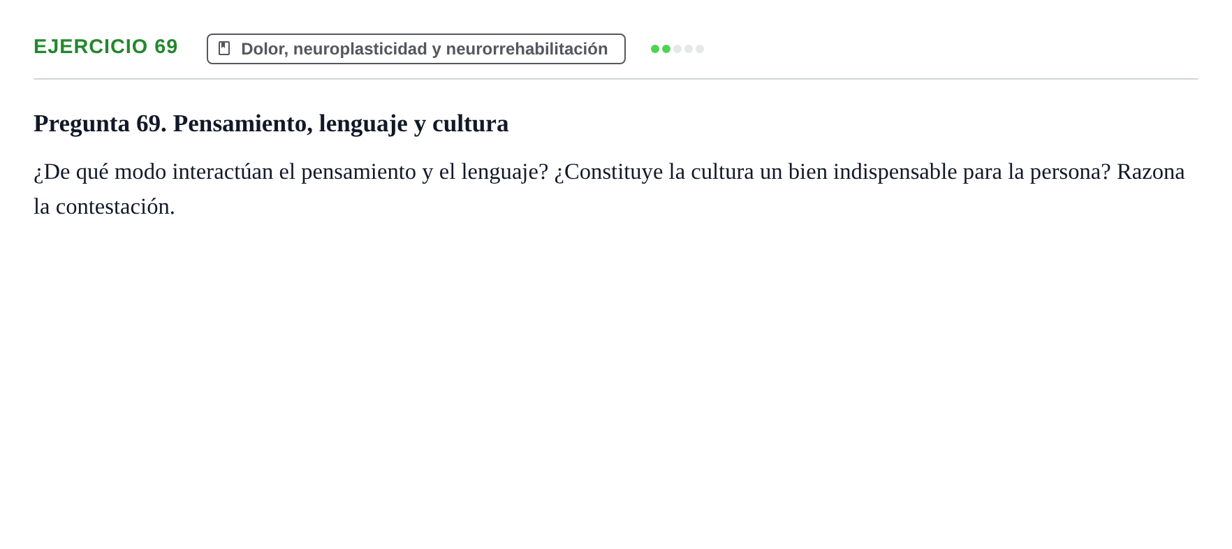 Enunciado: 69
