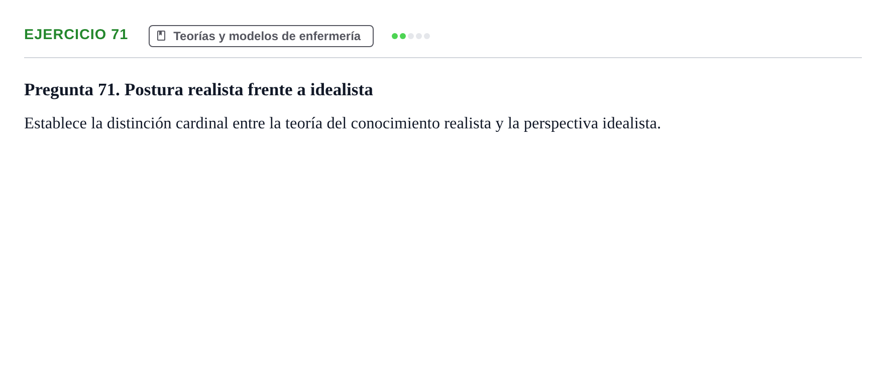 Enunciado: 71