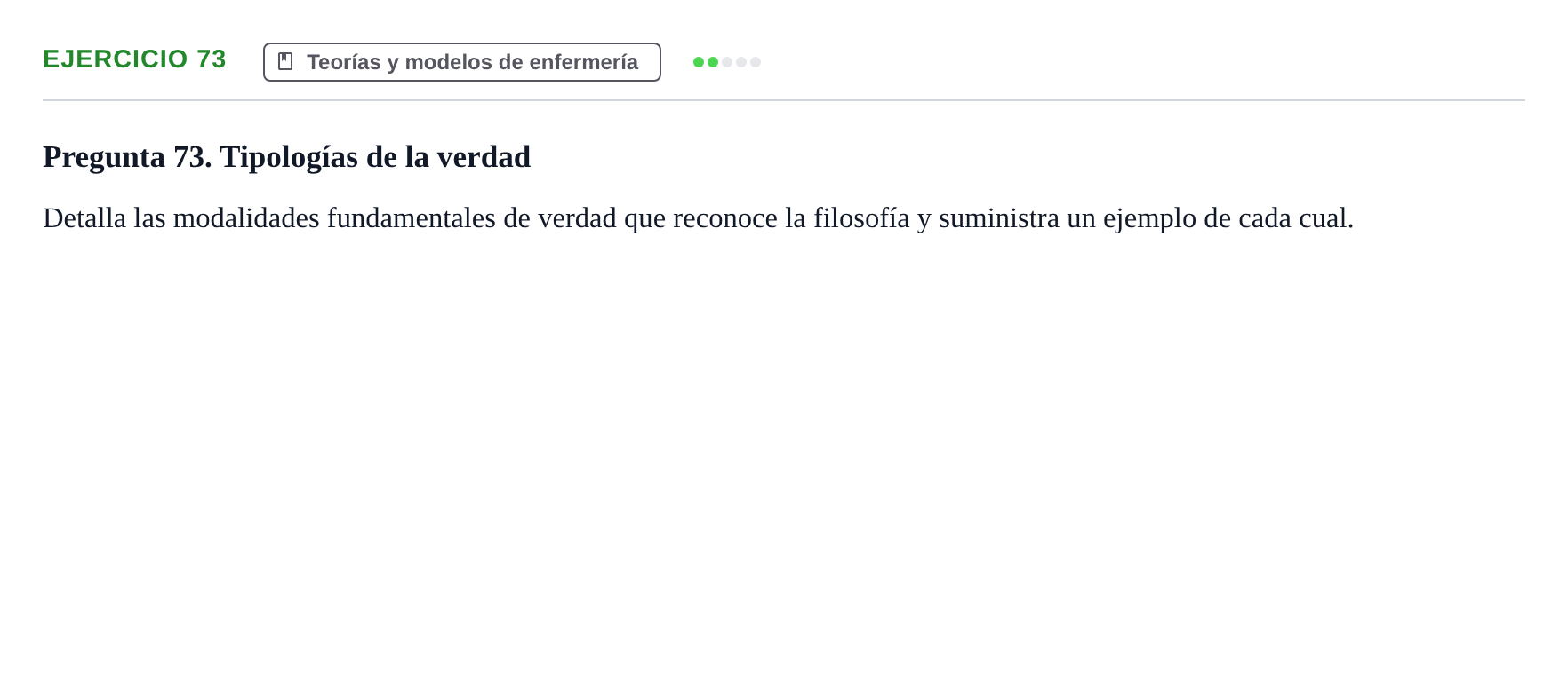 Enunciado: 73