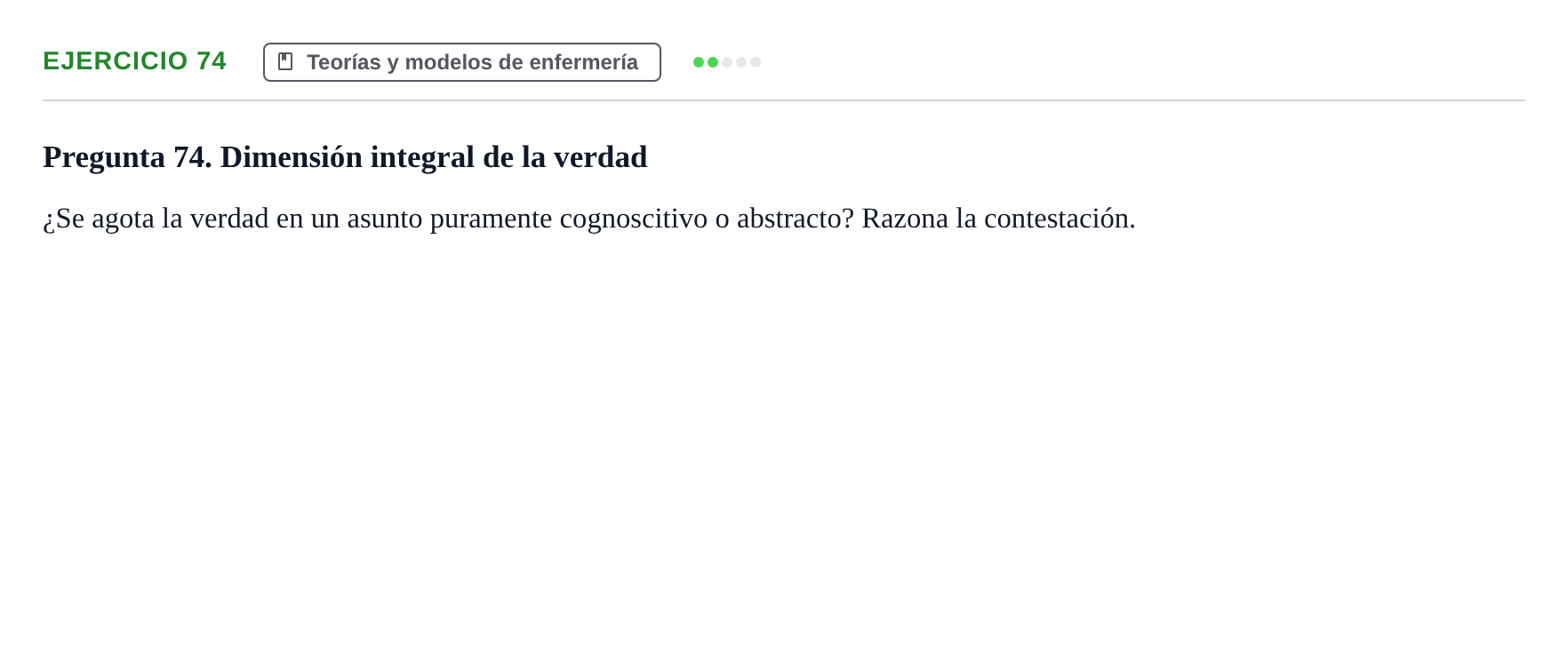 Enunciado: 74
