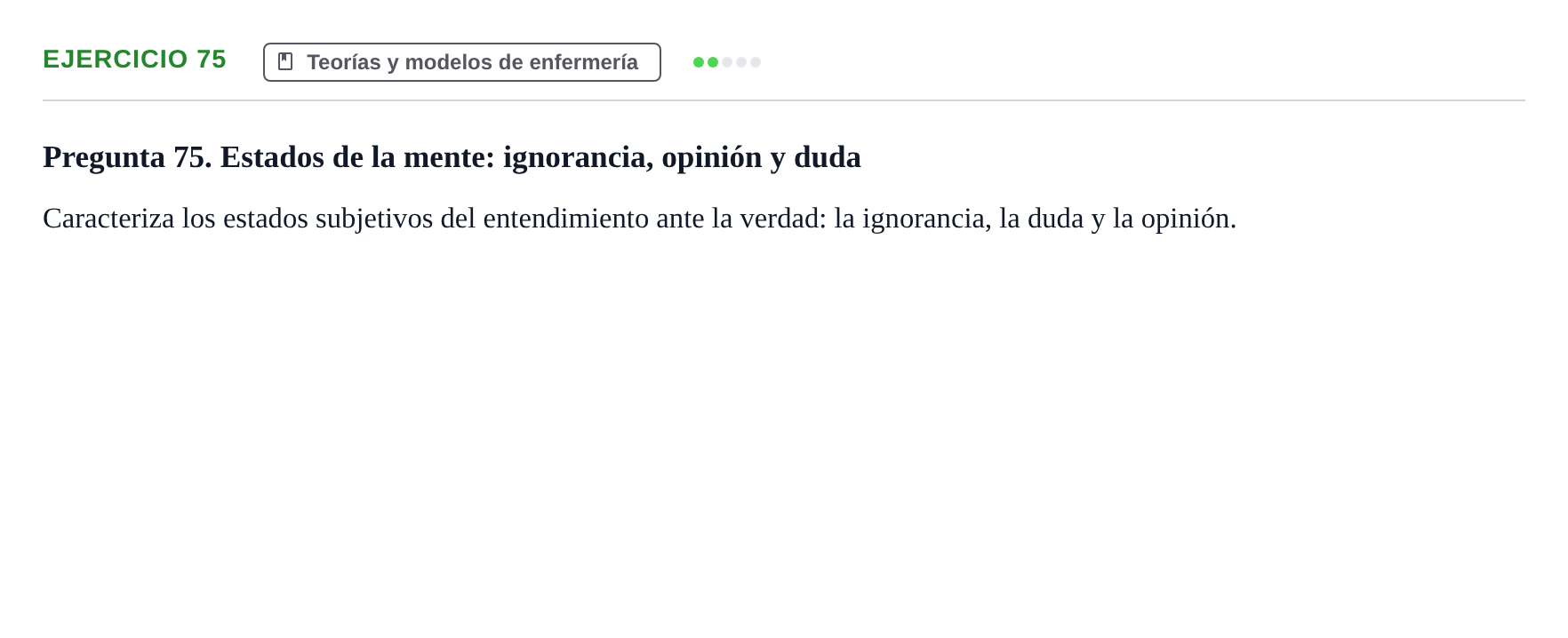 Enunciado: 75