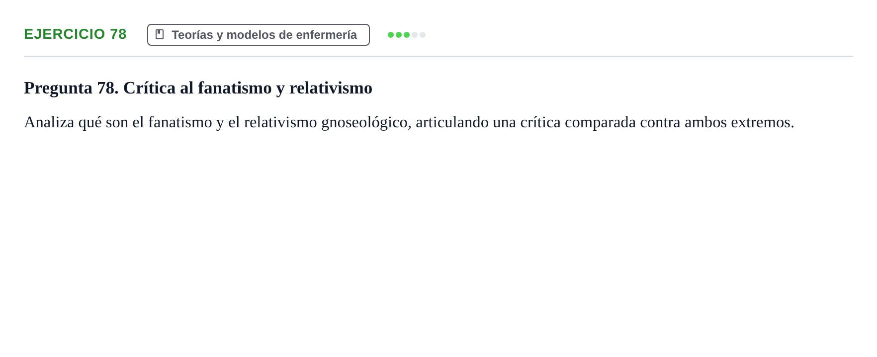 Enunciado: 78