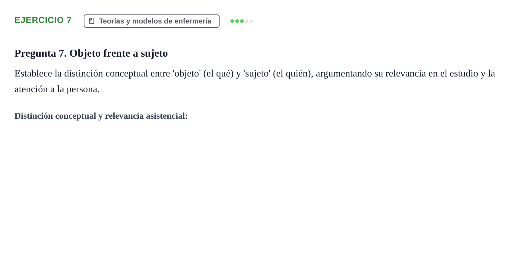 Enunciado: 7
