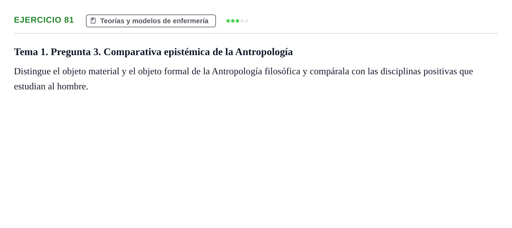 Enunciado: 81
