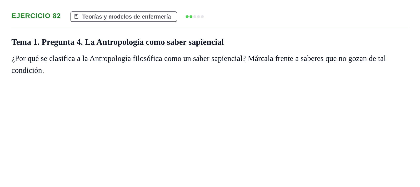 Enunciado: 82