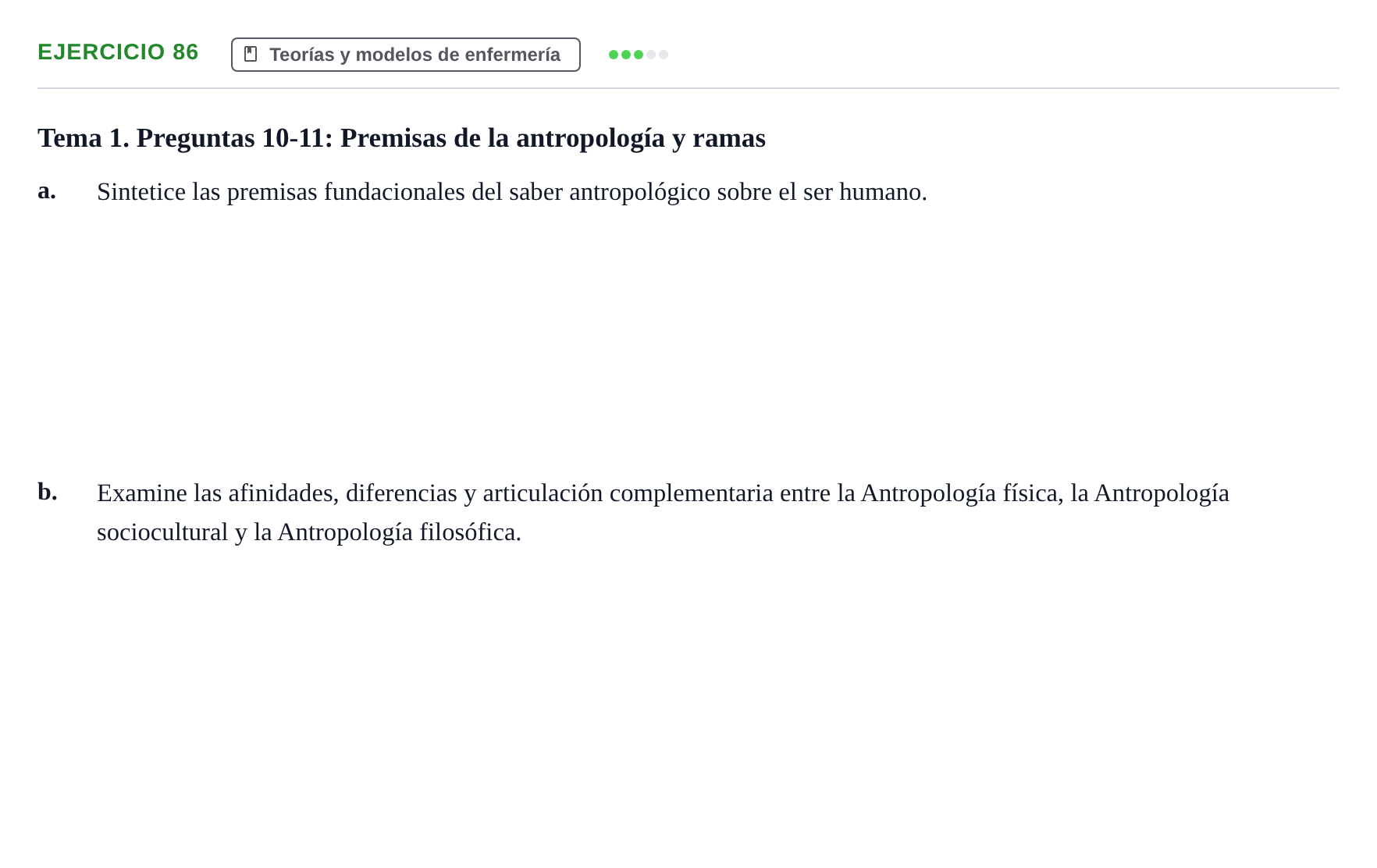 Enunciado: 86