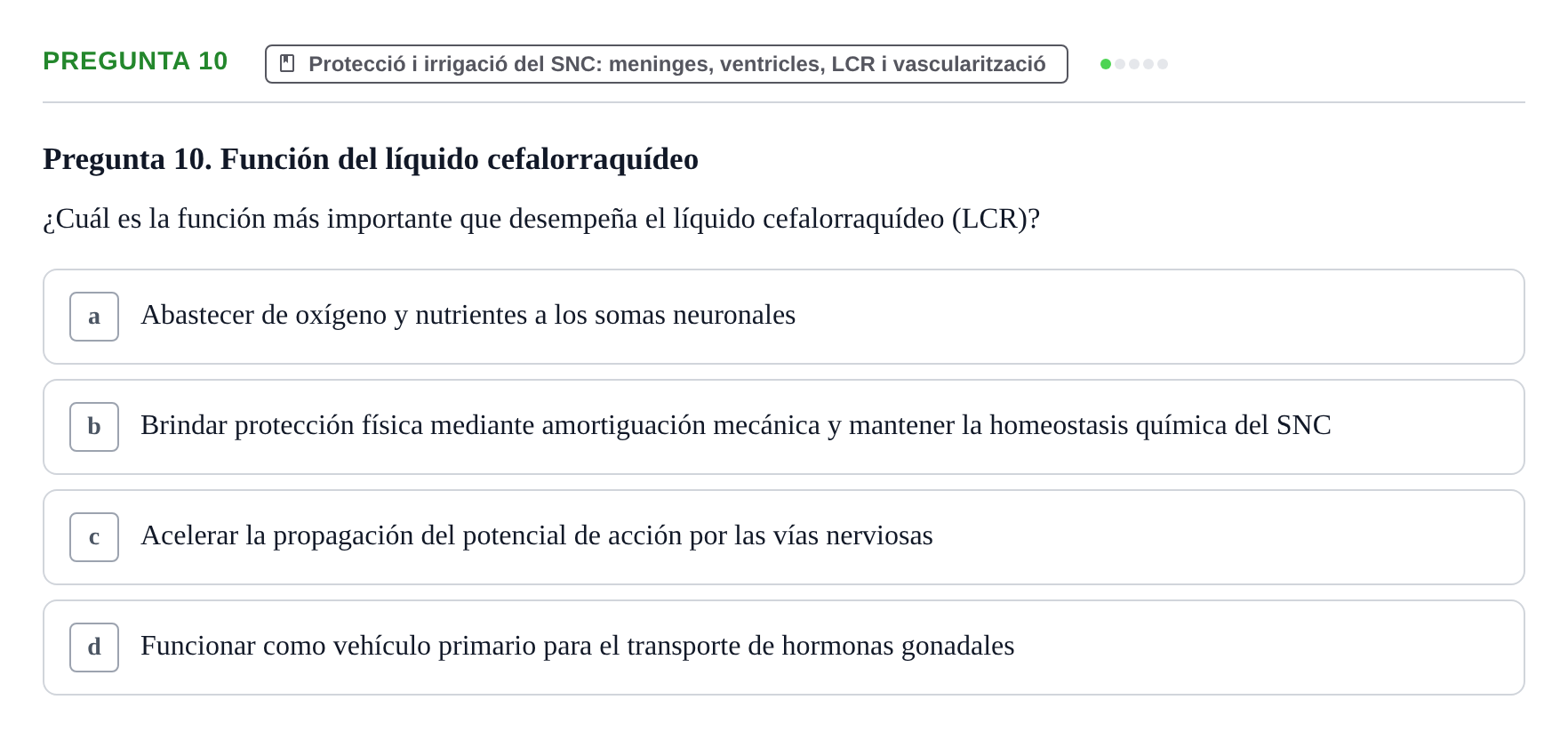 Enunciado: Pregunta 10