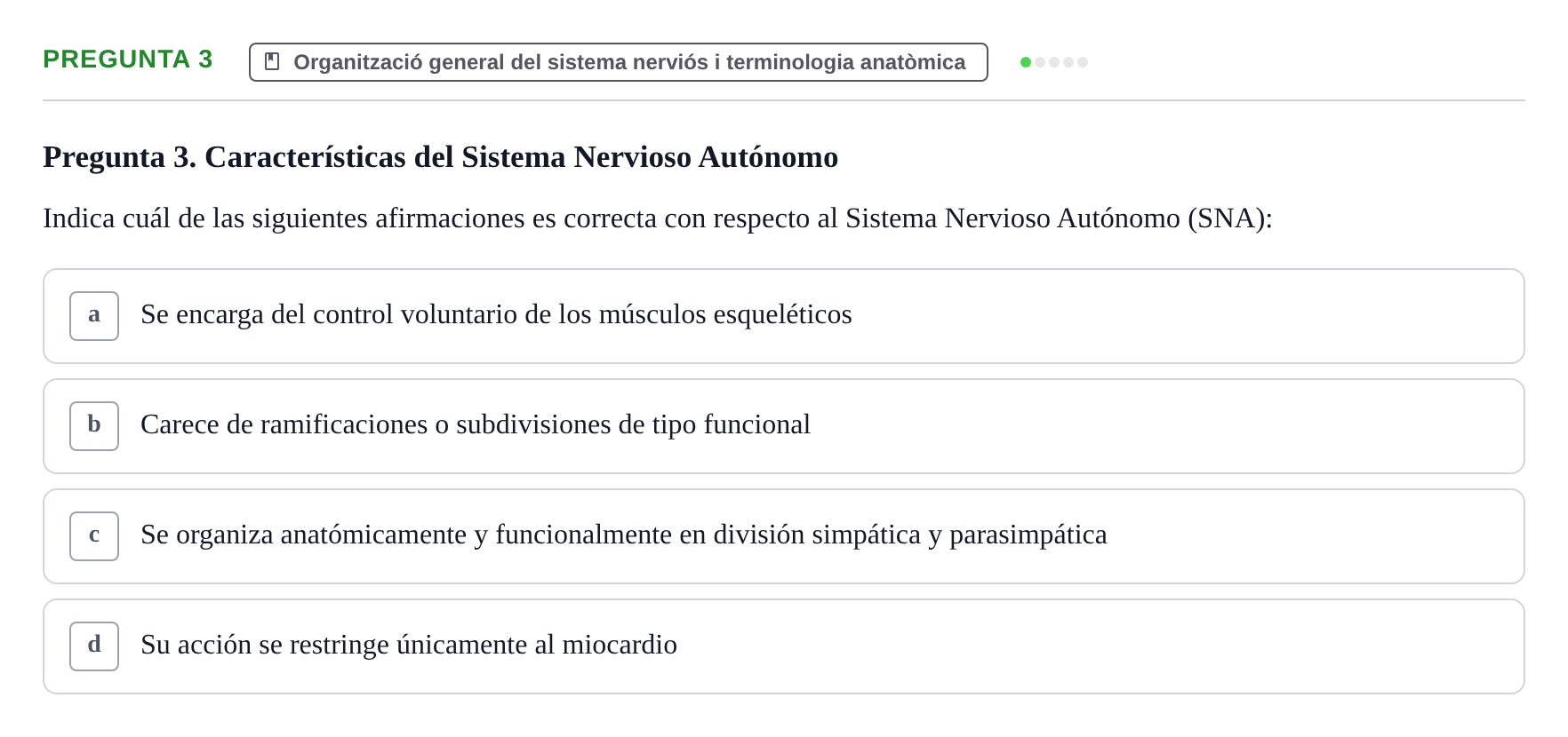 Enunciado: Pregunta 3