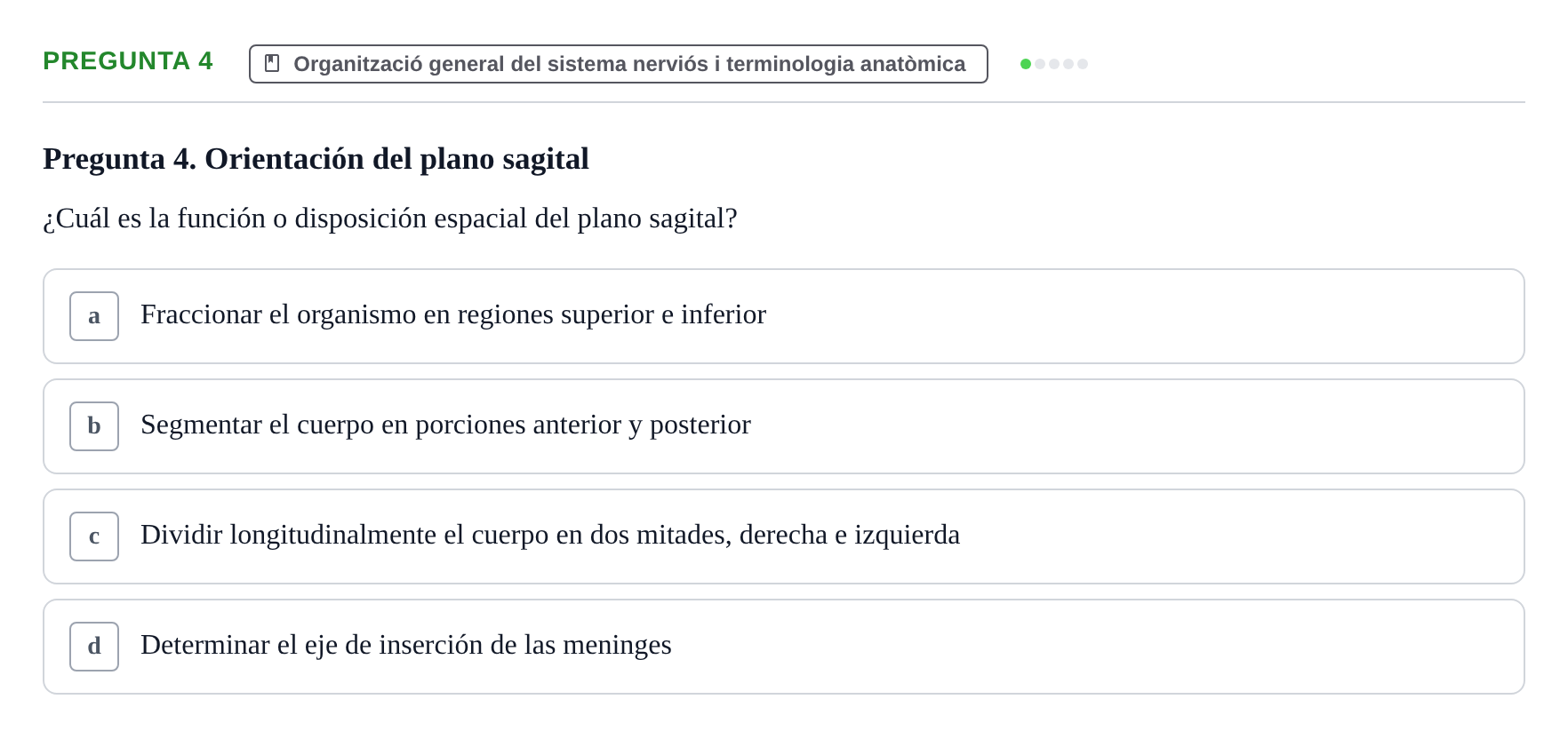 Enunciado: Pregunta 4