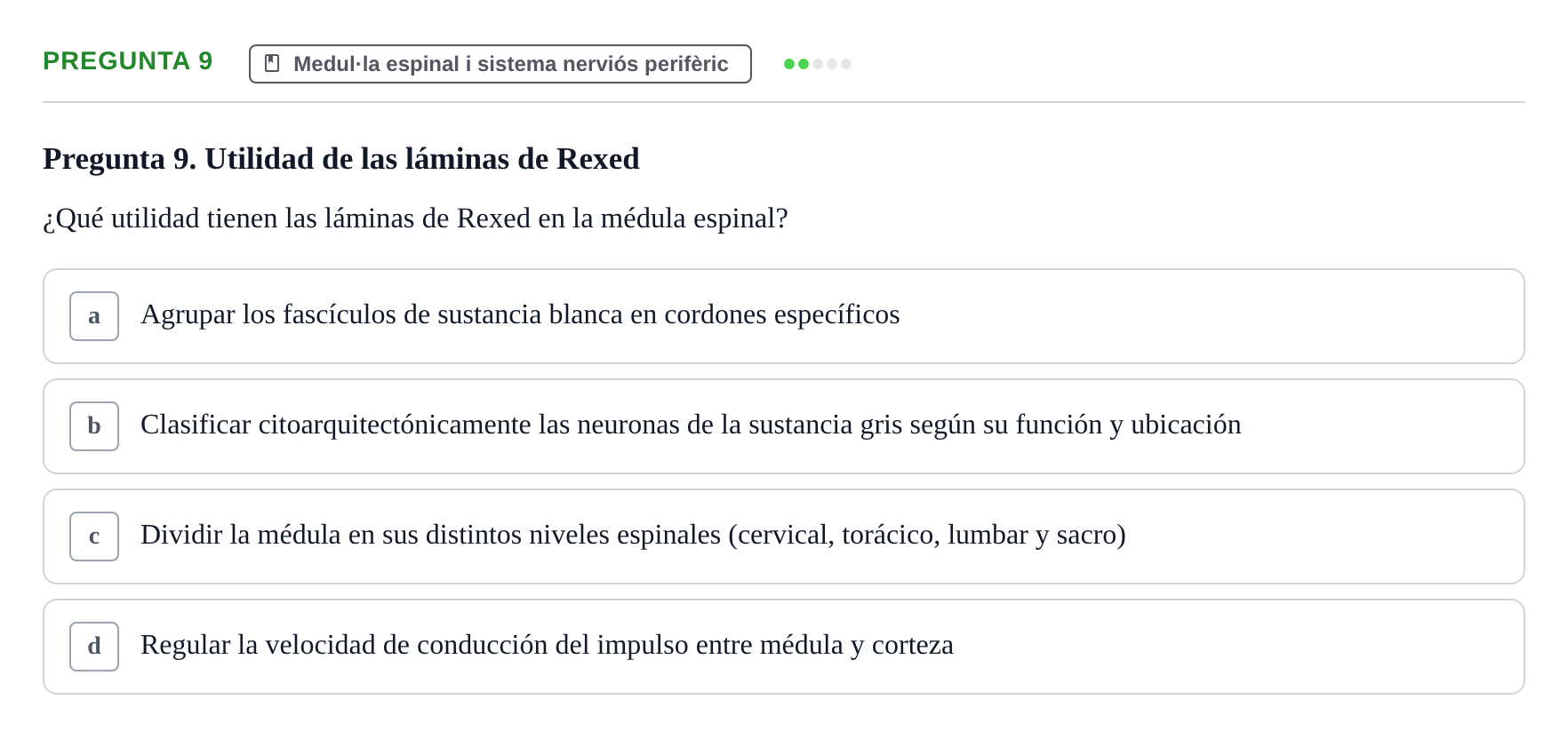 Enunciado: Pregunta 9