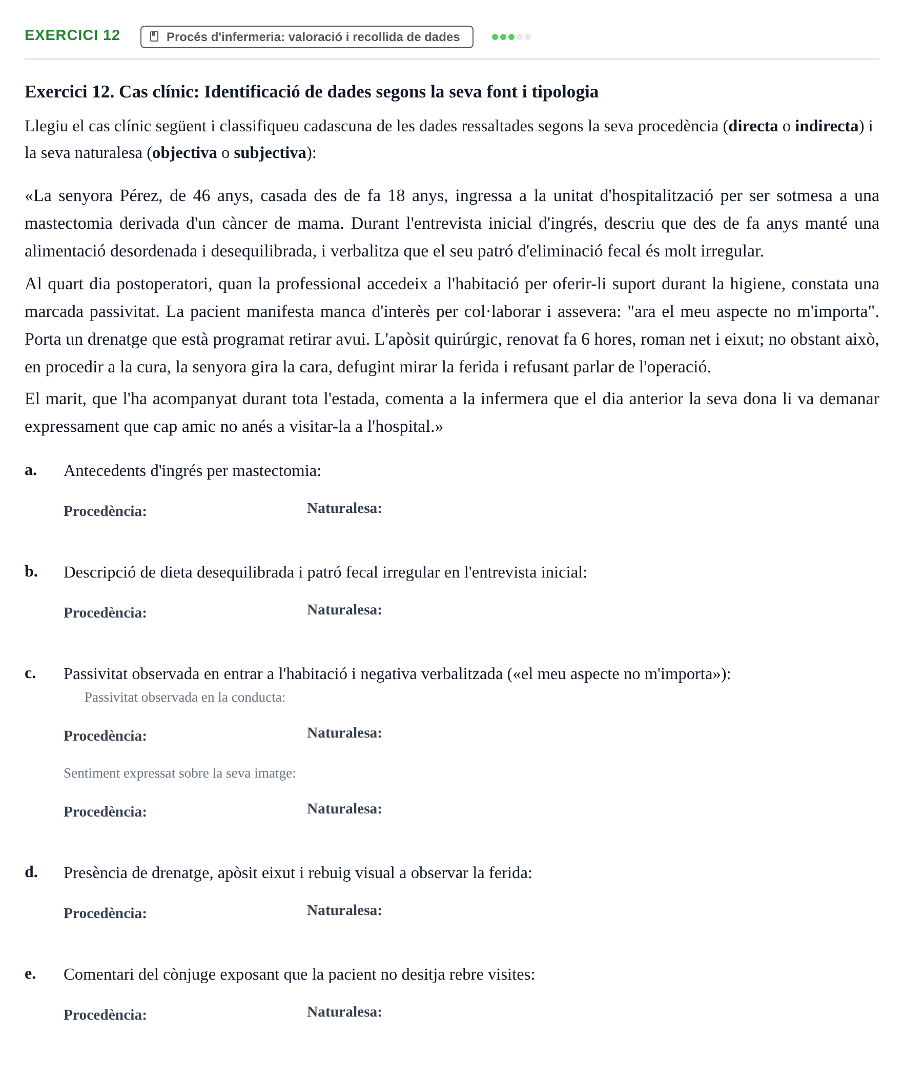 Enunciado: Exercici 12