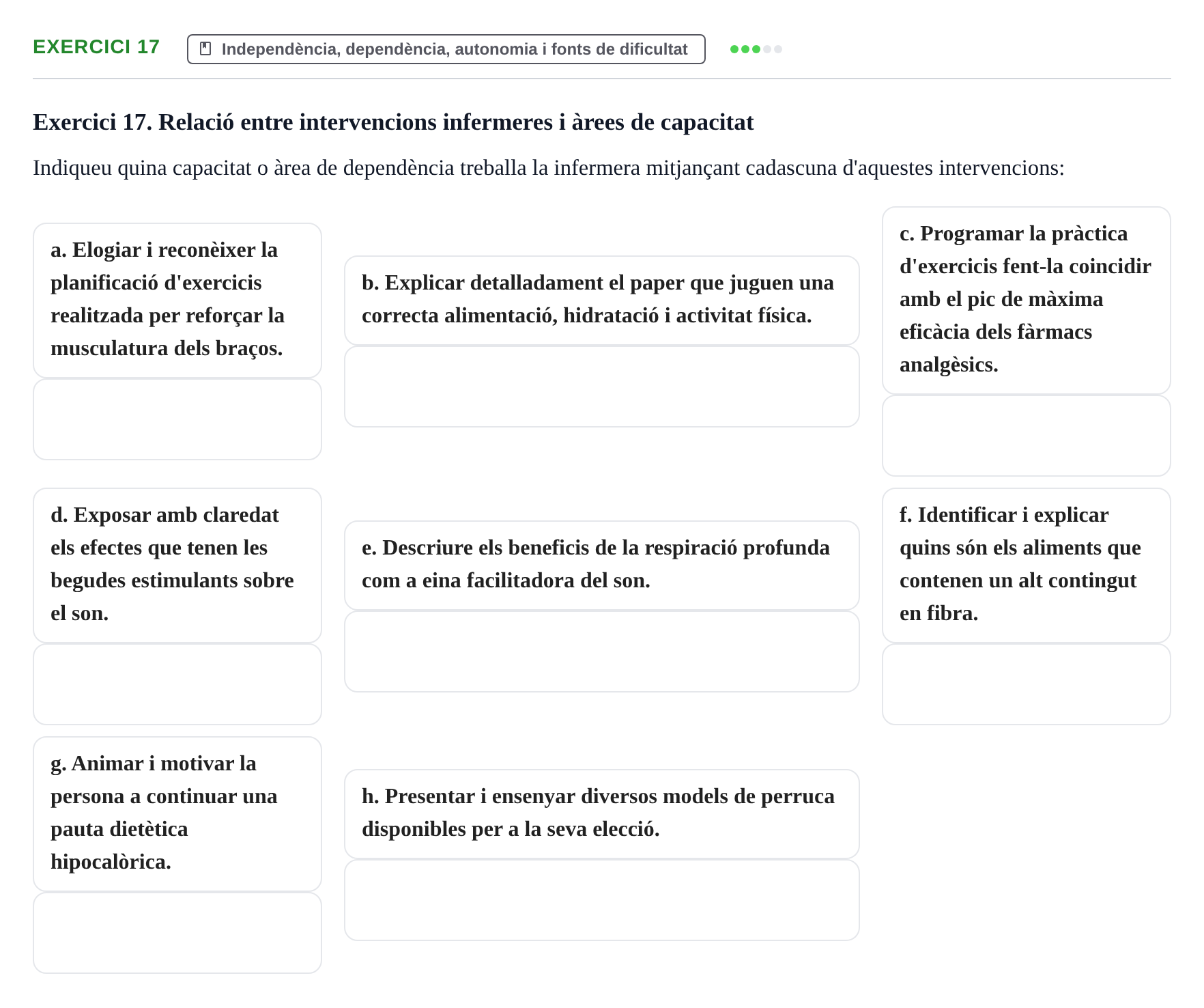 Enunciado: Exercici 17