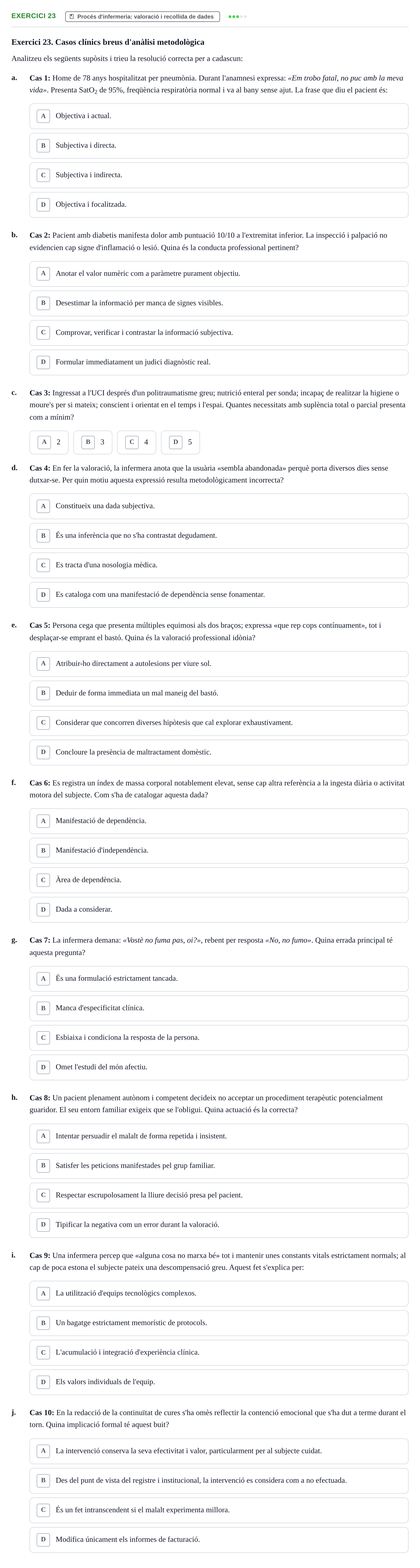 Enunciado: Exercici 23