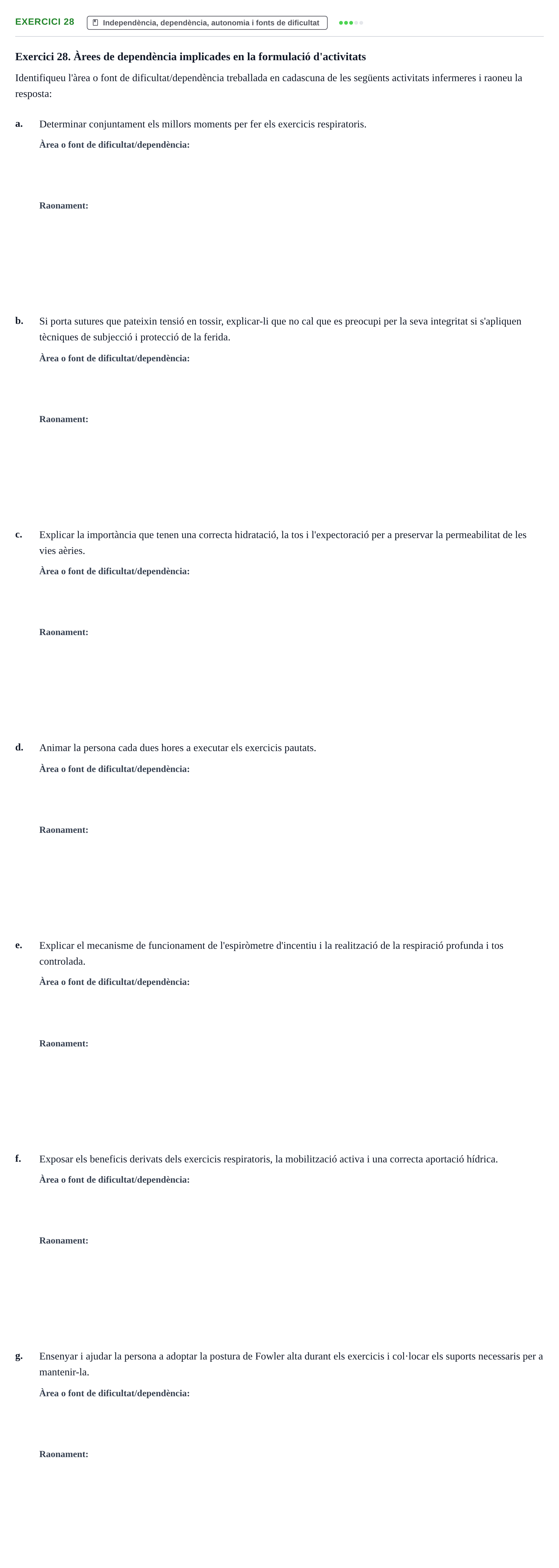 Enunciado: Exercici 28