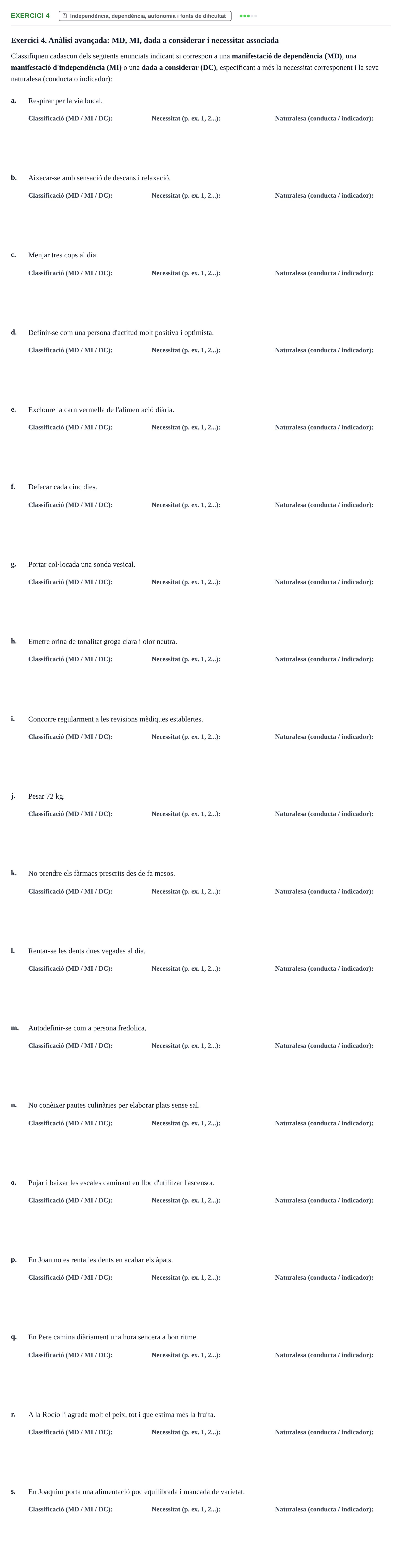 Enunciado: Exercici 4