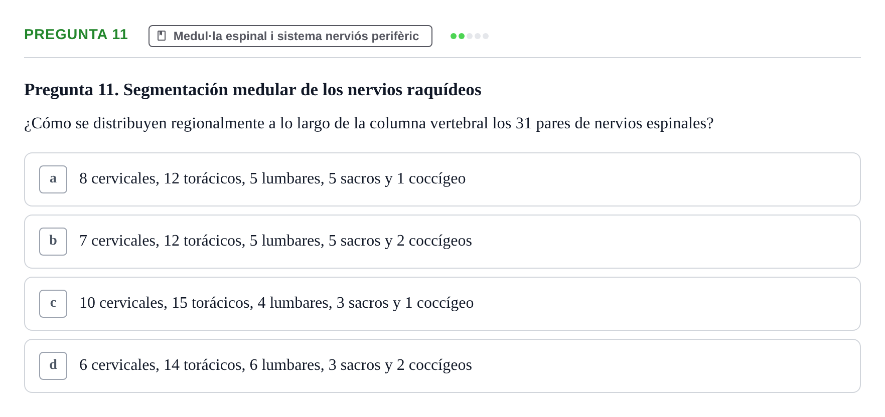 Enunciado: Pregunta 11