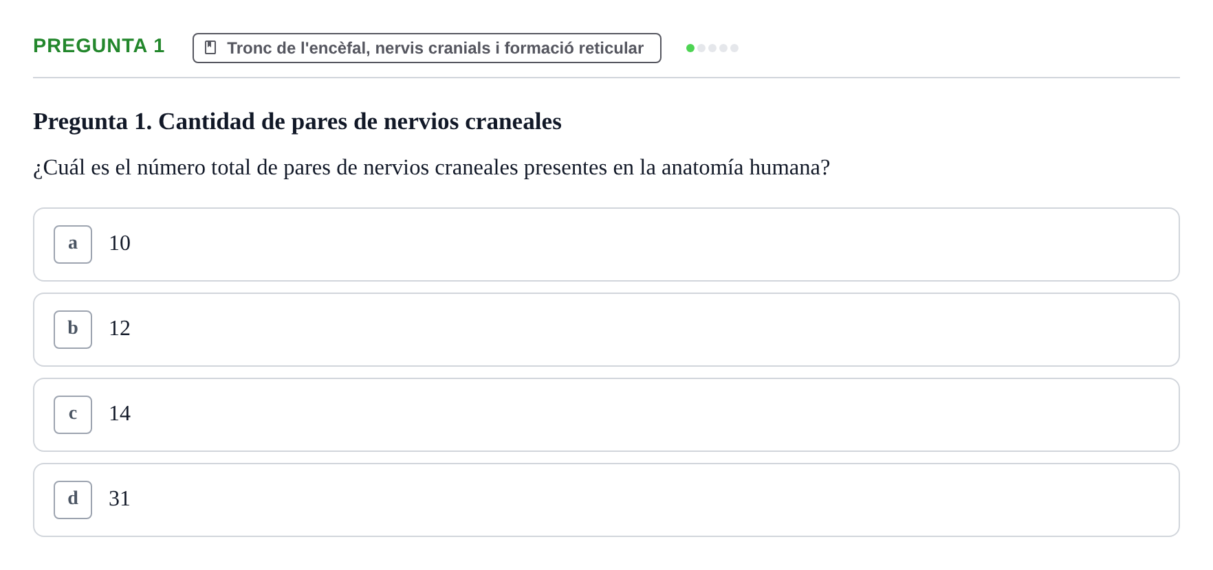 Enunciado: Pregunta 1
