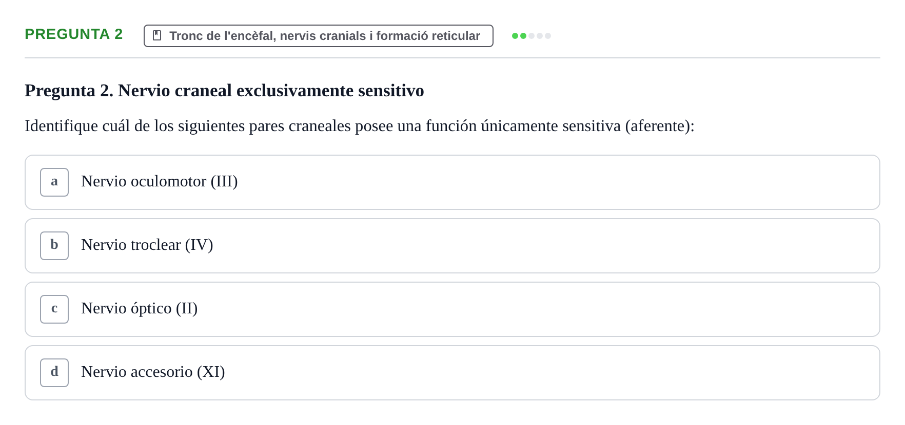 Enunciado: Pregunta 2