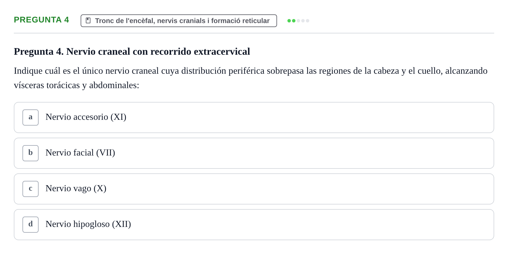 Enunciado: Pregunta 4