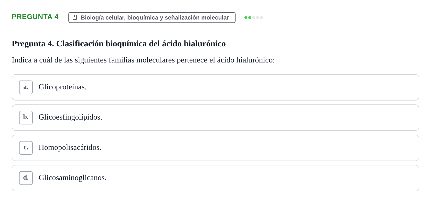 Enunciado: Pregunta 4