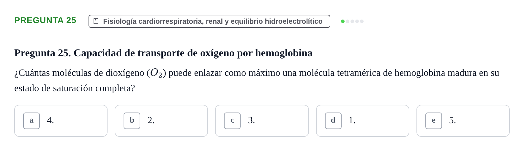 Enunciado: Pregunta 25