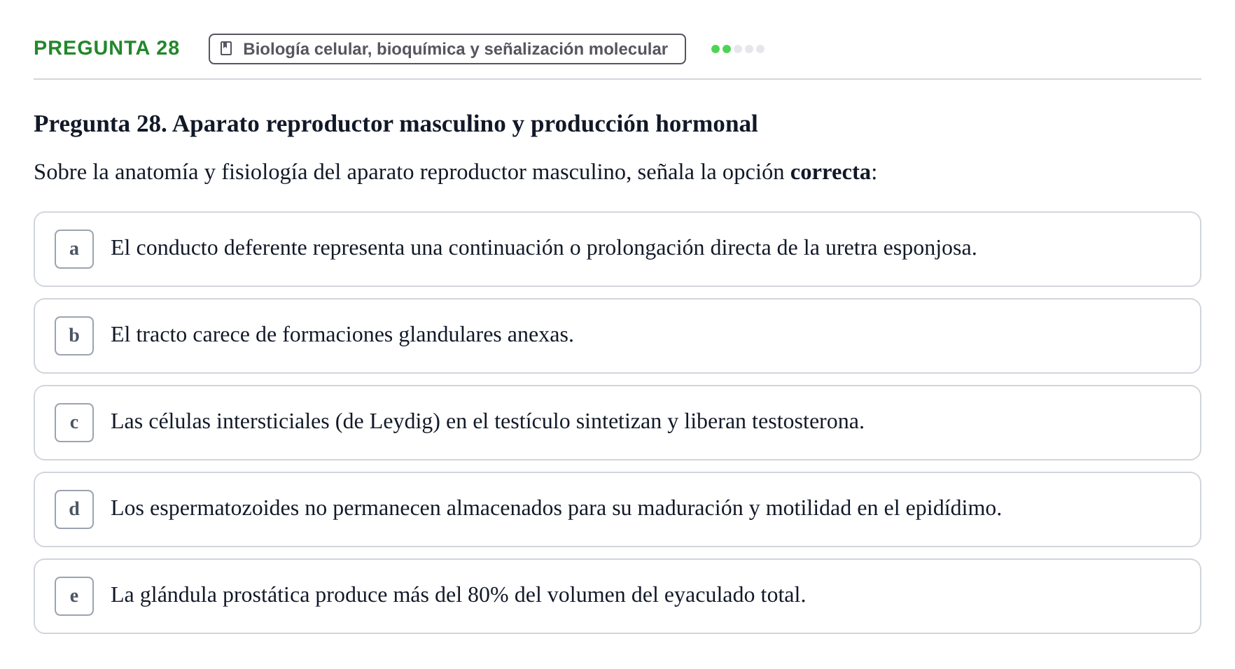 Enunciado: Pregunta 28