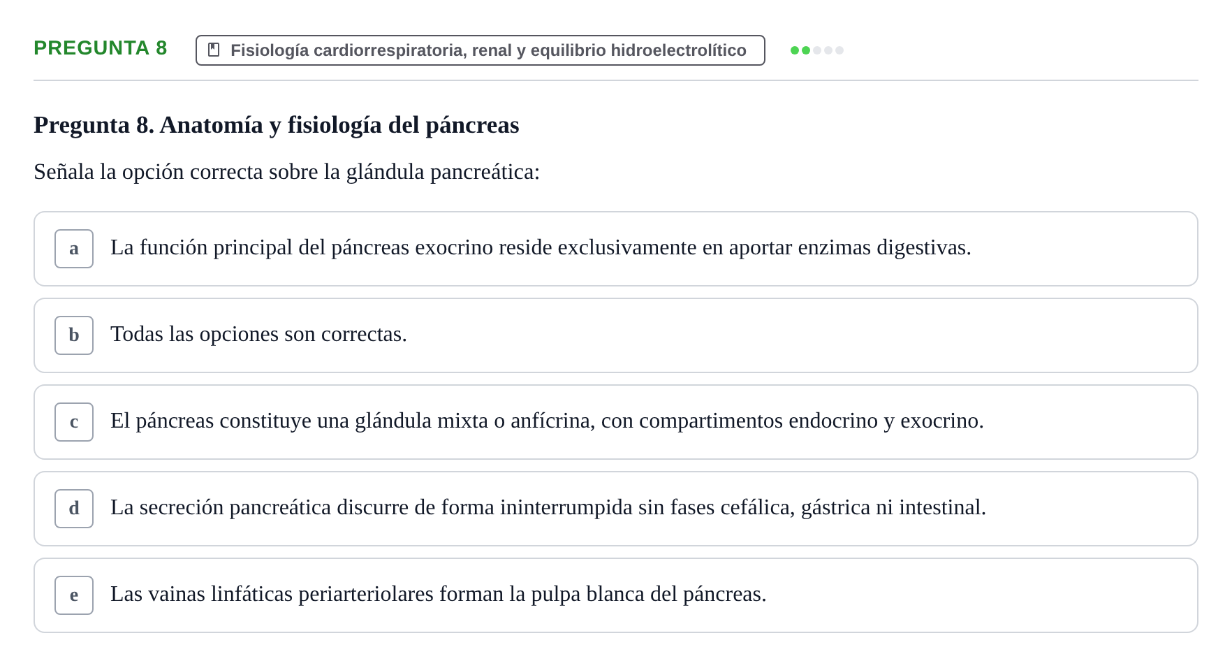 Enunciado: Pregunta 8